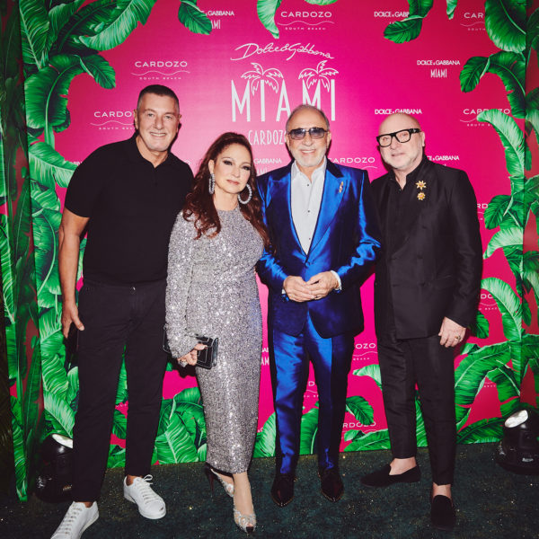 Dolce & Gabbana invitados de honor de Gloria y Emilio Estefan en South Beach